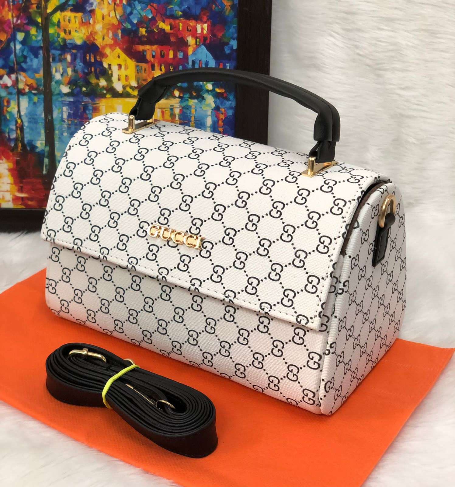 Floral Embroidery Handbag, Women's Turn Lock Decor Crossbody Bag, Fash – La  Boutique Dacula