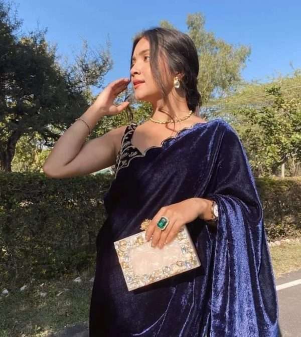 Velvet Sarees, Party Wear Sarees, Designer Velvet Sarees, Velvet Sarees Online, Party Wear Silk Sarees, Embroidered Velvet Sarees, Latest Party Wear Sarees, Bridal Velvet Sarees, Velvet Sarees Collection, Indian Party Wear Sarees, Velvet Sarees with Blouse, Velvet Sarees for Wedding, Traditional Party Wear Sarees, Velvet Sarees with Zari Border, Bollywood Party Wear Sarees, Velvet Sarees for Reception, Velvet Sarees in Red/Blue/Other Colors, Heavy Embellished Party Wear Sarees, Velvet Sarees for Festivals, Velvet Sarees for Special Occasions